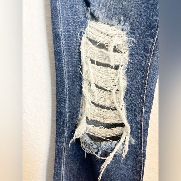 L'AGENCE Luna Chain Detail Ripped Skinny Jeans 29. New - Picture 7 of 12